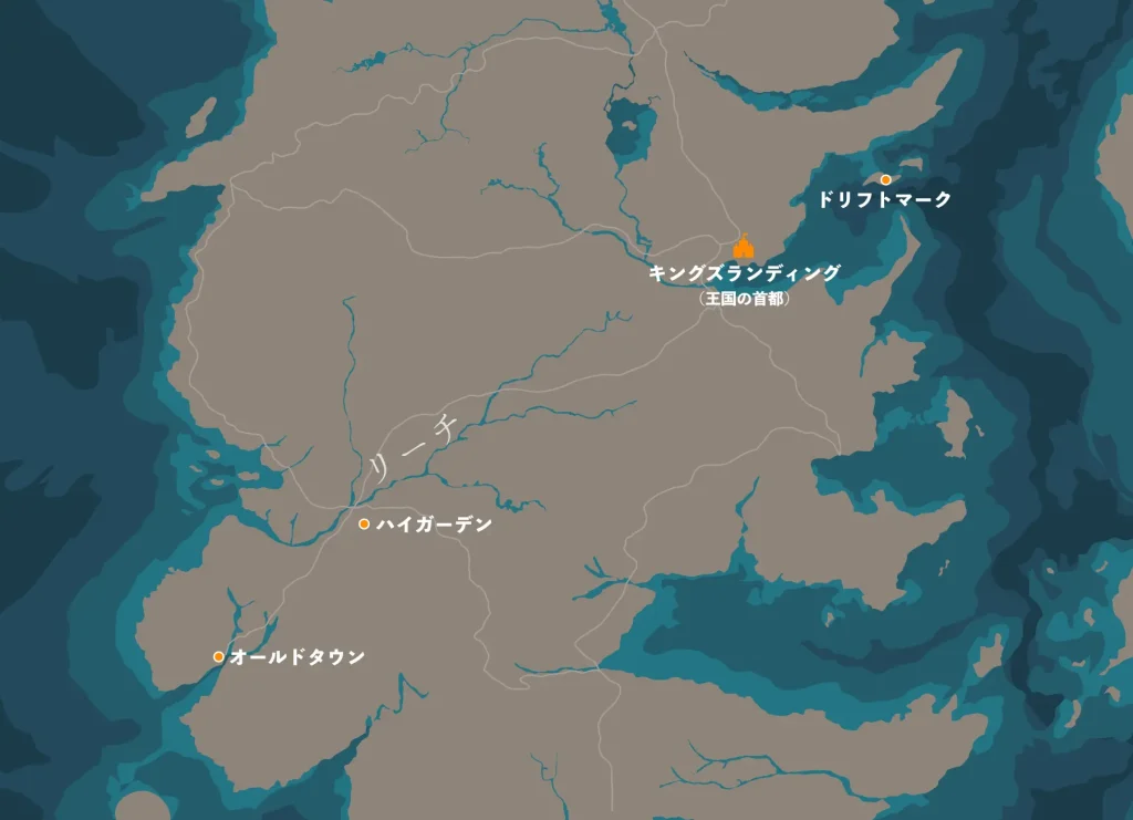 オールドタウンからドリフトマーク